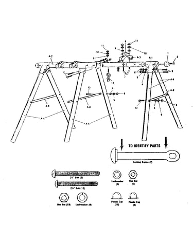A-frame hardware bag #93677