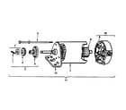 Briggs & Stratton 6HFB (0633-01 - 0633-01) starter motor group diagram