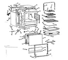 Kenmore 1039886700 lower body section diagram