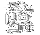 Kenmore 1039886700 upper body section diagram