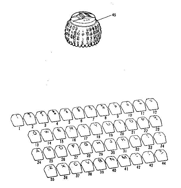 Key top & type ball