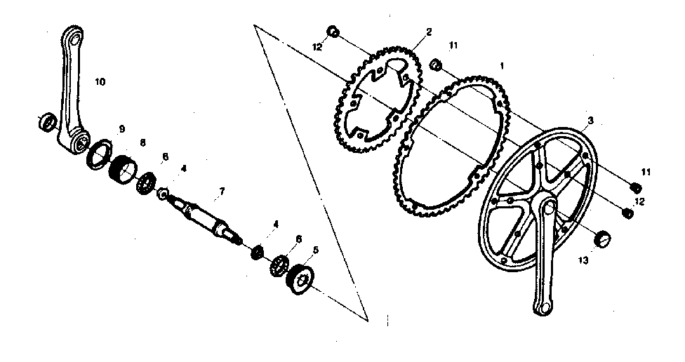3 piece crank
