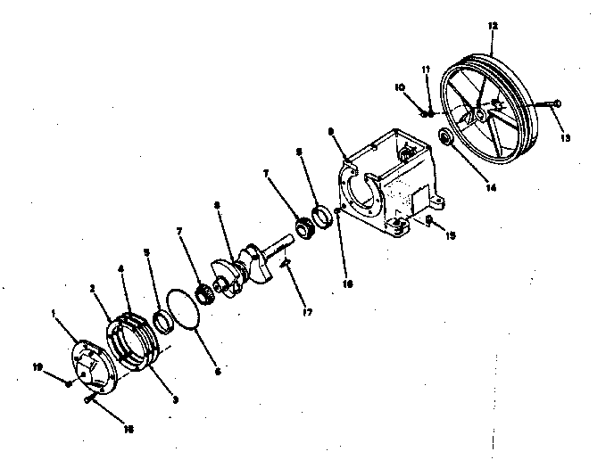 Crankcase assembly detail