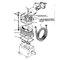 Craftsman 102173181 inlet filter silencer, cylinder and intercooler assembly diagram