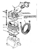 Inlet filter silencer, cylinder and intercooler assembly