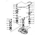 Craftsman 102173181 cylinder head and inlet valve unloader assembly detail diagram