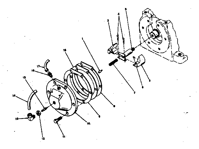Centrifugal unloader assembly detail