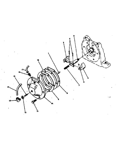 Centrifugal unloader assembly detail