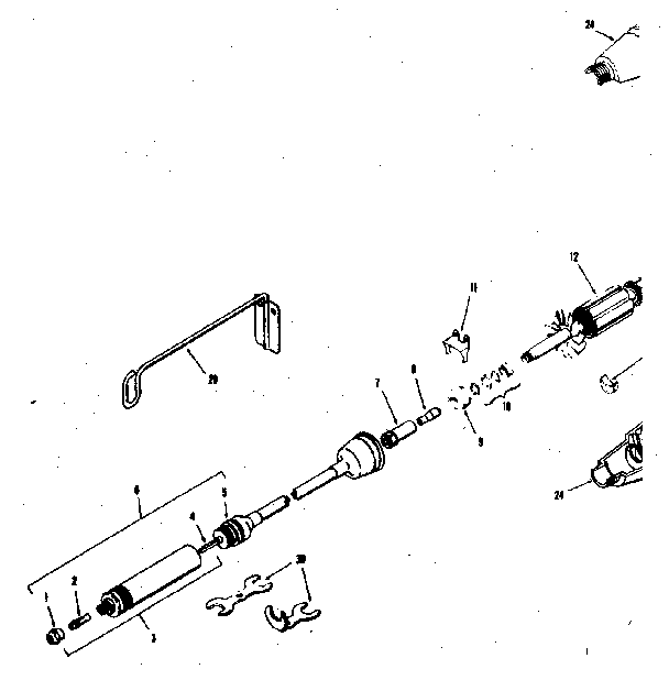 ARMATURE AND SHAFT ASSEMBLY