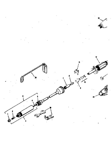 Armature and shaft assembly