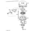 Craftsman 143626122 rewind starter no. 5900420 diagram