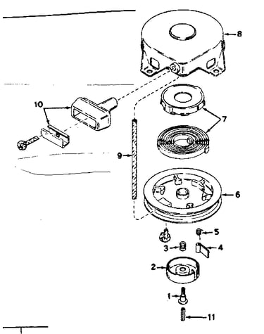 Rewind starter no. 5900420