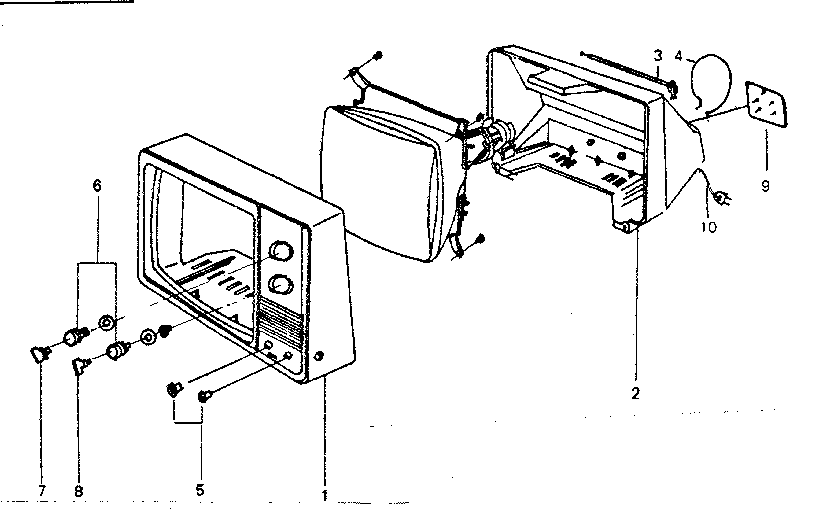 Cabinet and repair parts