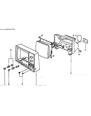 Cabinet and repair parts