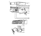 Kenmore 847409401 functional replacement parts diagram