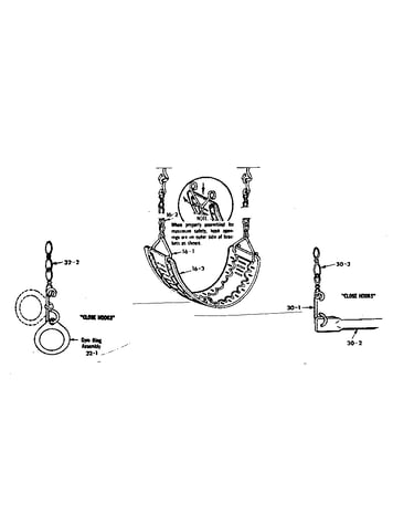 Gym ring installation swing assembly no. 18 and trapeze bar