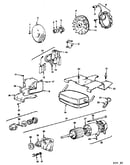 Alternator and starter motor group