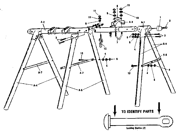 A-frame hardware bag #93677