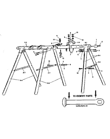 A-frame hardware bag #93677