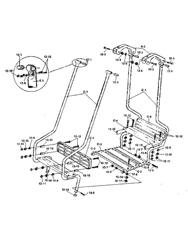 Lawn swing hardware bag #95615