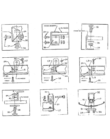 Axle assembly and hardware