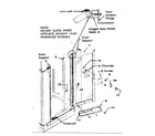 Sears 58869945 shower door assembly diagram