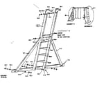 Sears 51272488 assembly a and b end ladder assembly hardware bag #944392 diagram