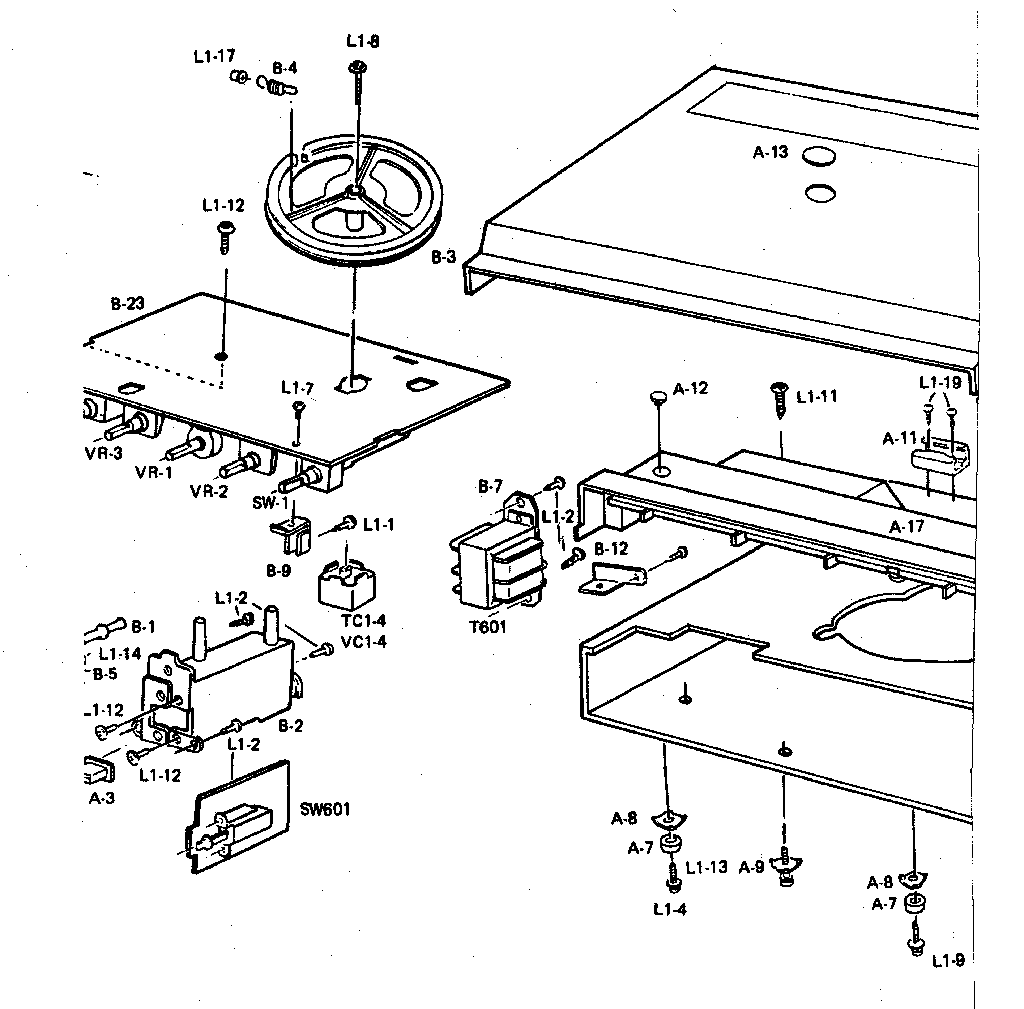Cabinet chassis part