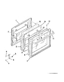 Oven door section