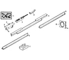 Craftsman 13953608 rail assembly diagram