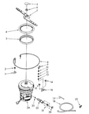 Heater, pump and lower sprayarm