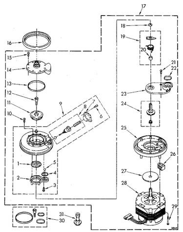 Pump and motor