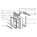 Norcold 776EG3 door diagram