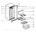 Kenmore 49163 cabinet diagram
