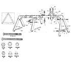 Sears 51272202-82 a-frame hardware assembly #93713 diagram