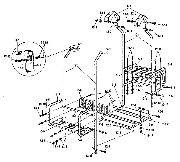 Lawn swing hardware bag #95614