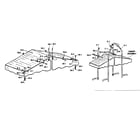Sears 51272202-82 canopy hardware assembly #972202 diagram