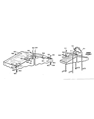 Canopy hardware assembly #972202