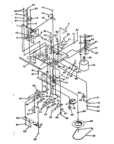 Cassette mechanism tn33 znfc p-rec