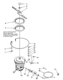 Heater, pump and lower sprayarm