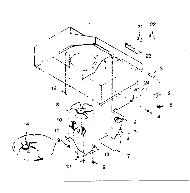 MOTOR AND DAMPER ASSEMBLY