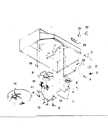Motor and damper assembly