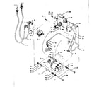 Kenmore 68381145600 motor and pressure switchs diagram