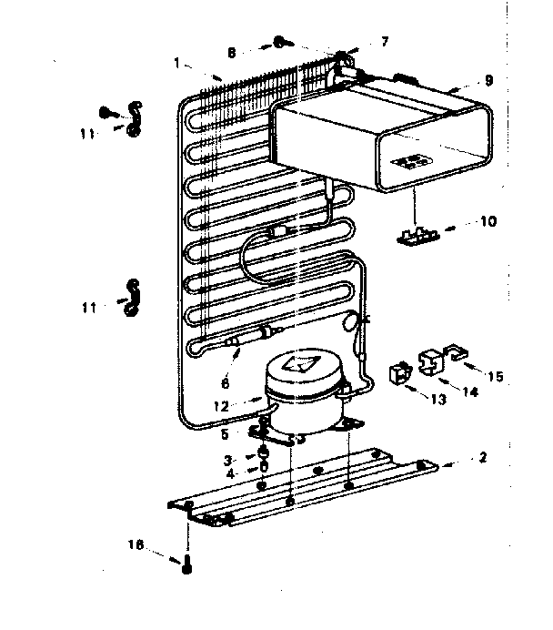 Cooling unit parts