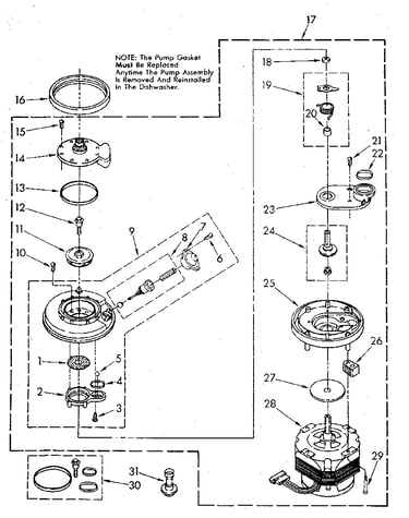 Pump and motor