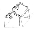 Sears 308771961 frame assembly diagram