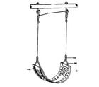 Sears 51272154-81 swing assembly #92304 diagram
