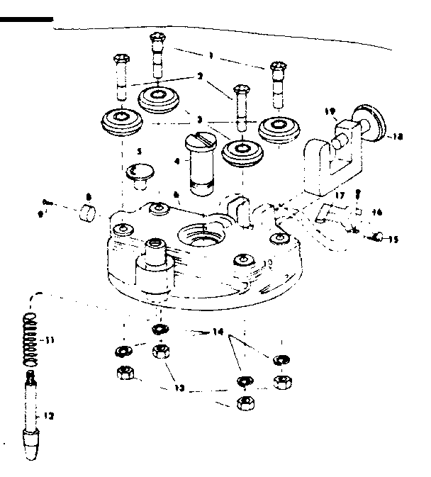 Rollerhead assembly