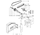 Emco COMPACT 8 pulley and belt assembly diagram