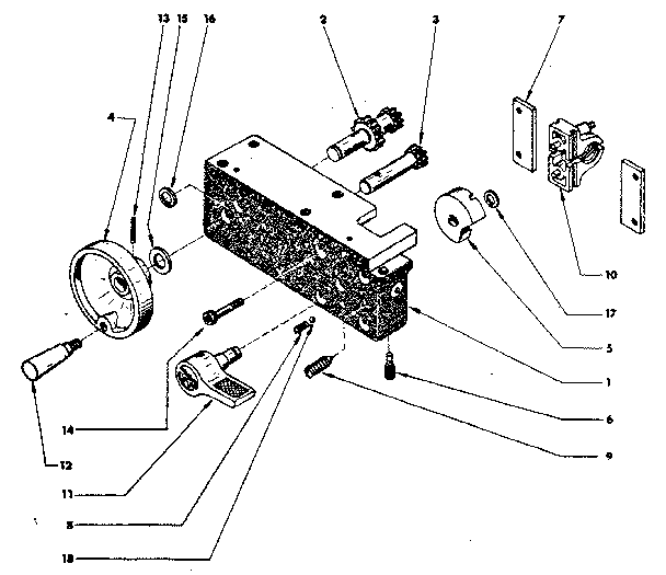 Apron casting assembly